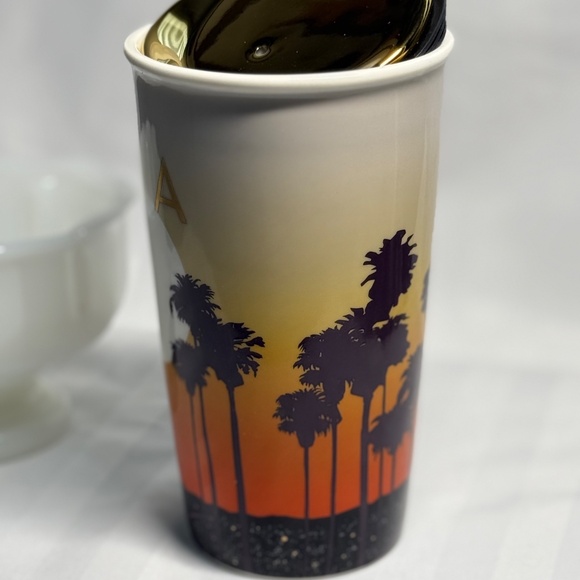 Starbucks 2015 LA California Ceramic Tumbler – Collectible Souvenir Mug - Picture 2 of 5